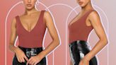 The Brand Behind Amazon’s Best-Selling Bodysuit Launched a Flattering, V-Neck Style That's a #1 New Release