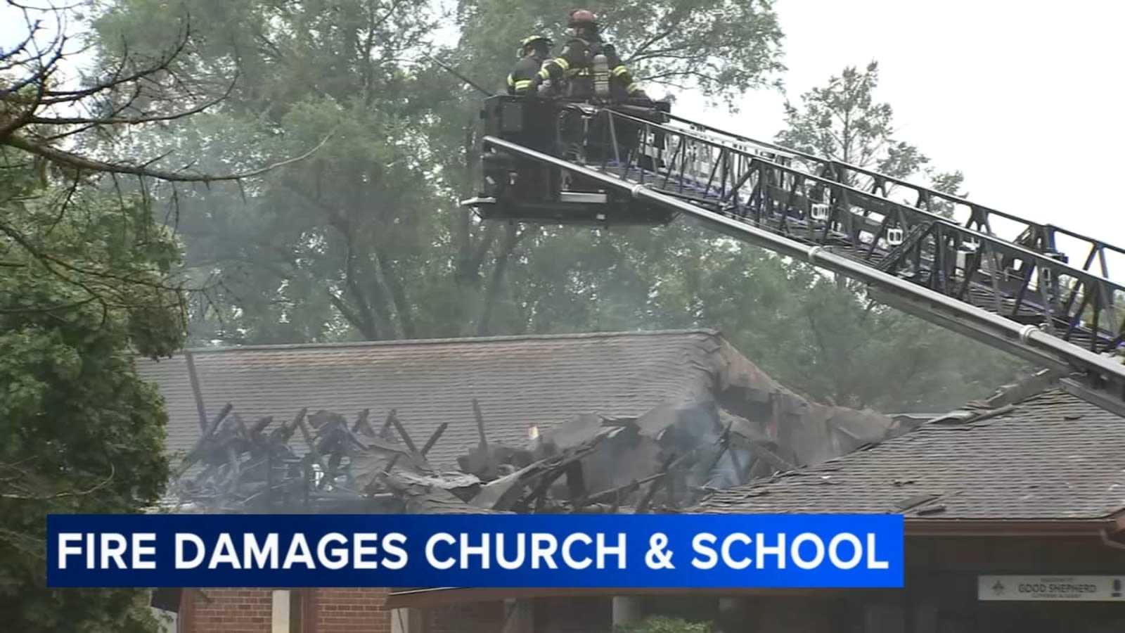 Fire damages Good Shepherd Church, school in Downers Grove: officials