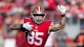 49ers Week 1 injury report: TE George Kittle, CB Charvarius Ward questionable