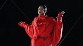 Rihanna sparks speculation that she is pregnant again during Super Bowl halftime show