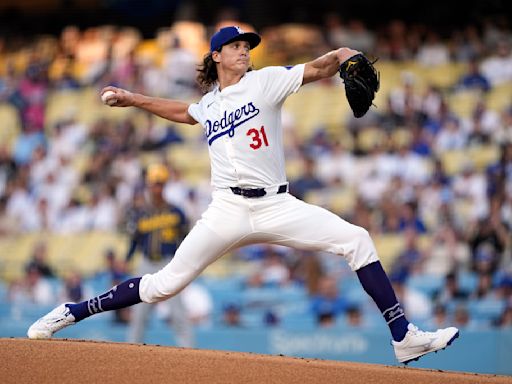 Dodgers place All-Star pitcher Tyler Glasnow on injured list with back tightness