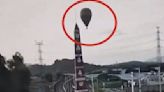 VIDEO: ¡Otra vez Teotihuacán! Globo aerostático 'cae' cerca del AIFA con pasajeros a bordo