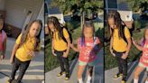 These kids are so over posing for back-to-school photos