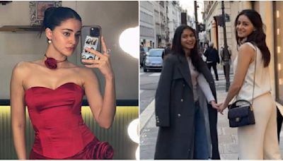 CTRL star Ananya Panday strolling on Paris streets with sister Rysa is all about siblings goals; Don't miss