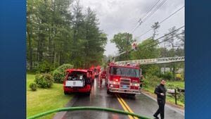 Kingston home struck by lightning during storm, officials say