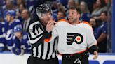 Flyers' Tony DeAngelo suspended for spearing Lightning's Corey Perry below belt