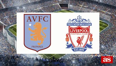 Aston Villa vs Liverpool: estadísticas previas y datos en directo | Premier League 2023/2024