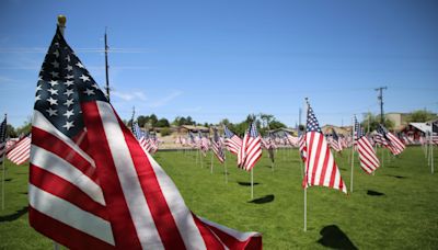 Rotary Club's Healing Field flag display honors veterans for Memorial Day