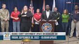 Orange County officials give update on Hurricane Ian recovery efforts