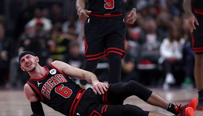 Chicago Bulls guard Alex Caruso will listen to his body, but a left ankle injury puts status in doubt for Friday’s game in Miami