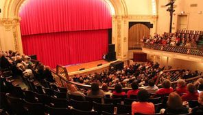 Carnegie of Homestead Music Hall selling vintage theater seats