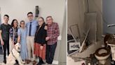 An Indiana family survived a 140 mph tornado by sheltering in their bathroom — the only room left standing after the storm