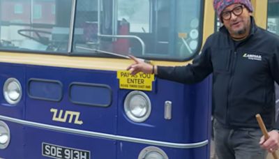 Car SOS star Fuzz Townshend gives fans a look inside his 50-year-old classic bus