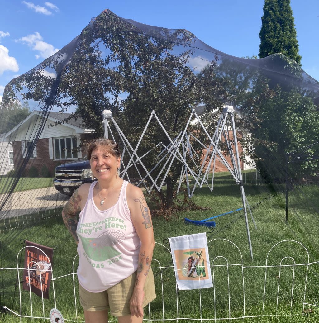 Column: Woman’s cicada sanctuary generates buzz in North Aurora