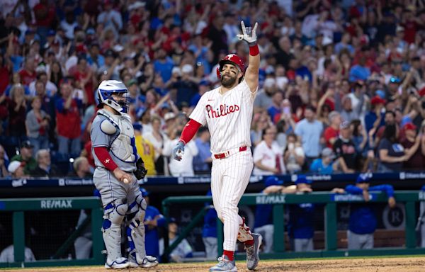 Why grand slamming Bryce Harper, Phillies are loosest, sexiest Brandon Marsh rock band team