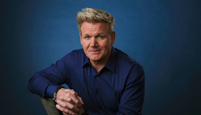 Chef Gordon Ramsay says he's 'lucky to be standing here' after bike crash