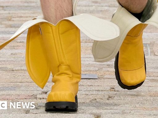Billy Connolly inspired £1,750 designer banana boots