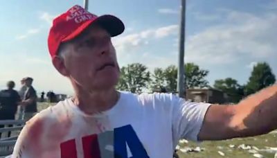 Doctor covered in blood describes treating Trump audience member shot at rally