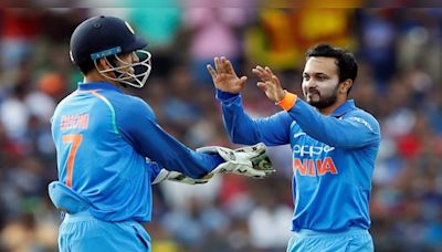 Kedar Jadhav follows MS Dhoni style to announce retirement from all forms of cricket - CNBC TV18