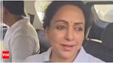 "Everyone should practice yoga...": Hema Malini on 10th International Day of Yoga | Hindi Movie News - Times of India