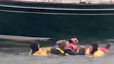 Sailors rescued after boat runs aground off Plymouth