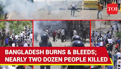 Bangladesh On Fire: 18 Students Dead In Violent Clashes; TV Station Torched | U.S. Shuts Embassy