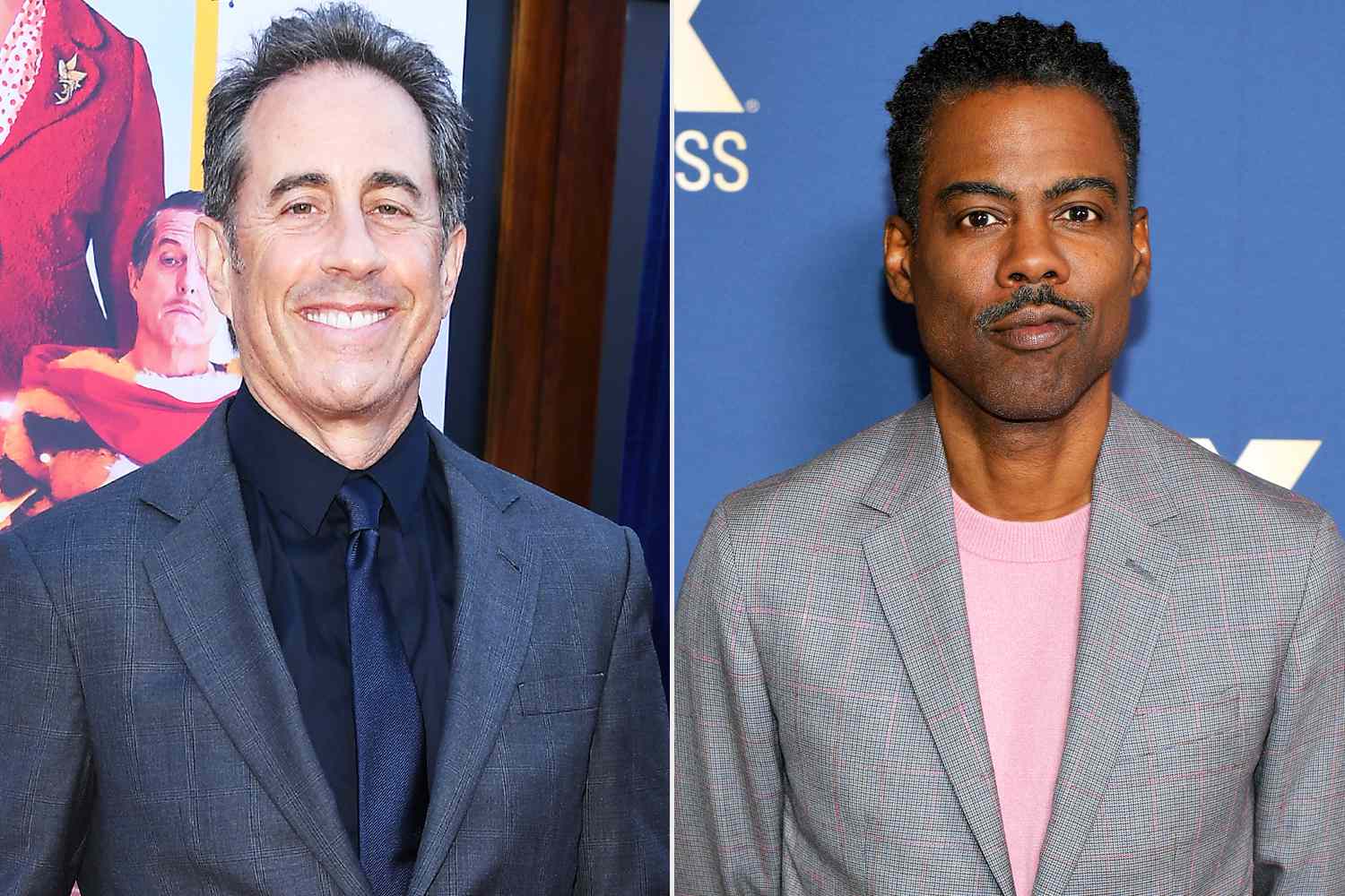 Jerry Seinfeld Asked Chris Rock to Parody His Will Smith Slap in “Unfrosted”,“ ”But He Was Too 'Shook'