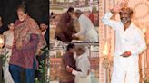 Amitabh Bachchan pulls Rajinikanth into a hug, stops him from touching his feet at Anant Ambani-Radhika Merchant’s ‘Shubh Aashirwad’