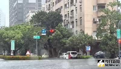 高雄豪大雨特報多處積淹水 連市區也不例外