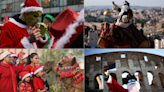 Feeding sharks, day drinking, and 'Sustaina Claus': Santa around the world in 2023