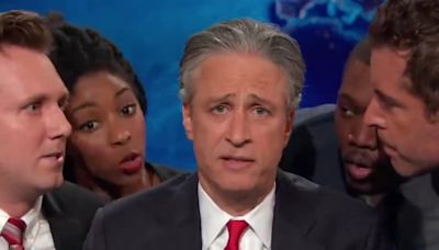 Jon Stewart calls rejection of UK candidate for liking one of his sketches ‘dumbest thing since Boris Johnson’