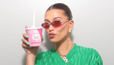 Hailey Bieber's Ice Cream Pint That Tastes 'Exactly Like' Her Viral Smoothie Is Now Available Nationwide (Exclusive)