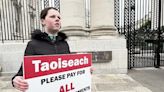 Cara Darmody (13) at the department of The Taoiseach where she is starting a campaign for better Autism services