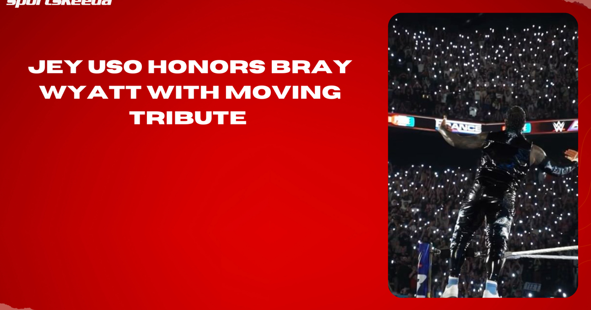 Jey Uso Honors Bray Wyatt with Moving Tribute #WWE #BrayWyatt #JeyUso #Tribute