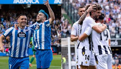 Resumen en vídeo del Deportivo La Coruña vs. CD Castellón, ida de la Final de Campeones de Primera Federación 2023-24: goles y polémicas del...