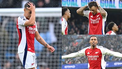 Arsenal player ratings vs Man City: Devastation for the Gunners! Leandro Trossard's red card eventually proves costly as colossal Gabriel Magalhaes & Co.'s rearguard is broken at the death in dramatic draw | Goal.com...