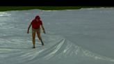 Reds’ Grounds Crew Member Hilariously Gets Eaten by Tarp Monster Amid Rain Delay