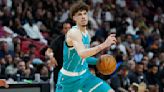LaMelo Ball out Friday after rolling previously injured ankle on fan's foot