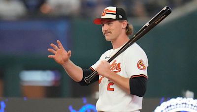 Baltimore Orioles' Gunnar Henderson didn't get past first round in Home Run Derby debut