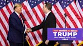 Brian Jack, right, is a former aide to ex-President Donald Trump. Jack is now running in the 3rd Congressional District's GOP primary. Mike Craine, ex-state Senate...
