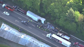 Tractor-trailer fire causing delays for morning commute on Route 24