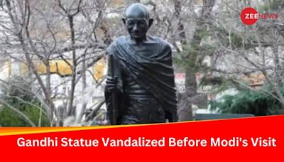 Mahatma Gandhis Statue Vandalised By Pro-Khalistan Elements Ahead Of PM Modis Visit To Italy, MEA Reacts