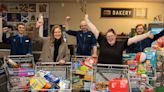 Georgina goes wild in the aisles as 'supermarket sweep' challenge returns to Aberdeen Aldi