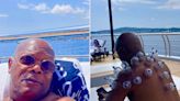 Samuel L. Jackson Treats Himself to Cupping and Acupuncture on Yacht Vacation: 'Accu in da Sun!'