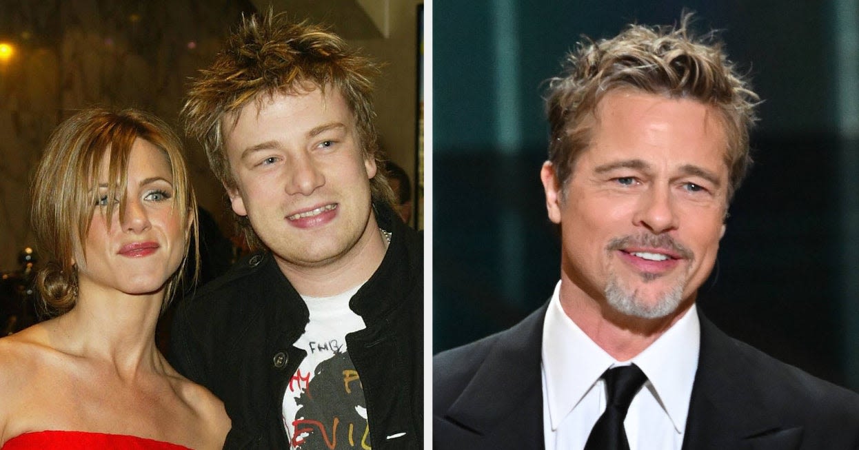 Jamie Oliver Revealed He Was “Brad Pitt’s 40th Birthday Present” From Jennifer Aniston