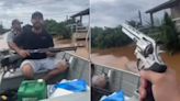 Inundaciones en el sur de Brasil: escenas apocalípticas de robos, linchamientos y rescates pagados