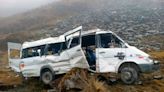 Tourist minibus plunges off cliff in Peru killing 4, injuring 16 others