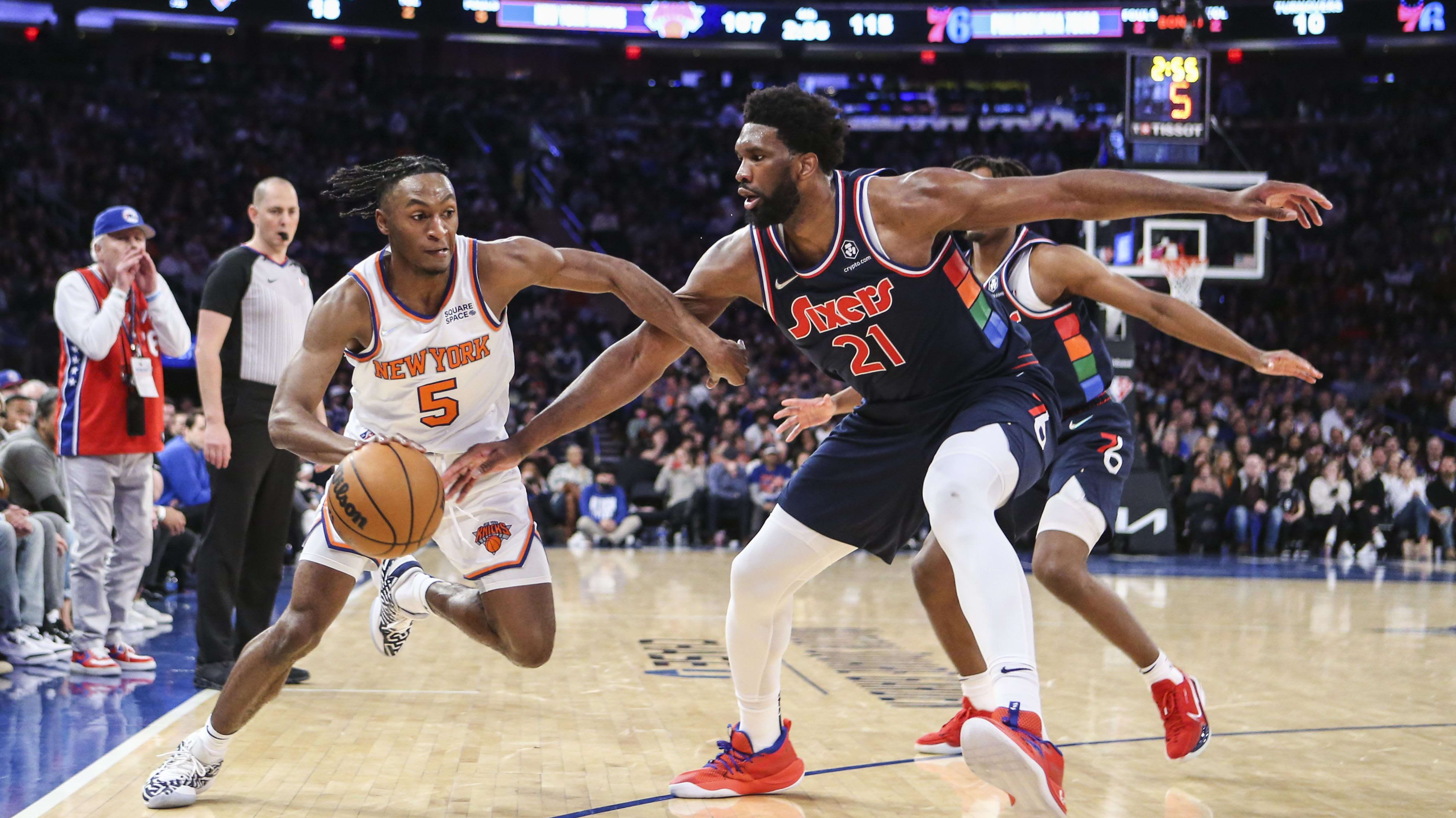 Former Knicks Guard Calls Out Joe Emiid's Foul