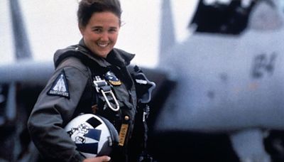 Navy aviator scores first air-to-air victory by a US female fighter pilot