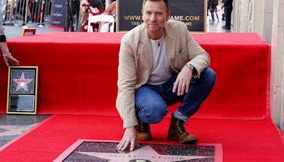 Actor Ewan McGregor ‘very touched’ as he gets Hollywood Walk of Fame star